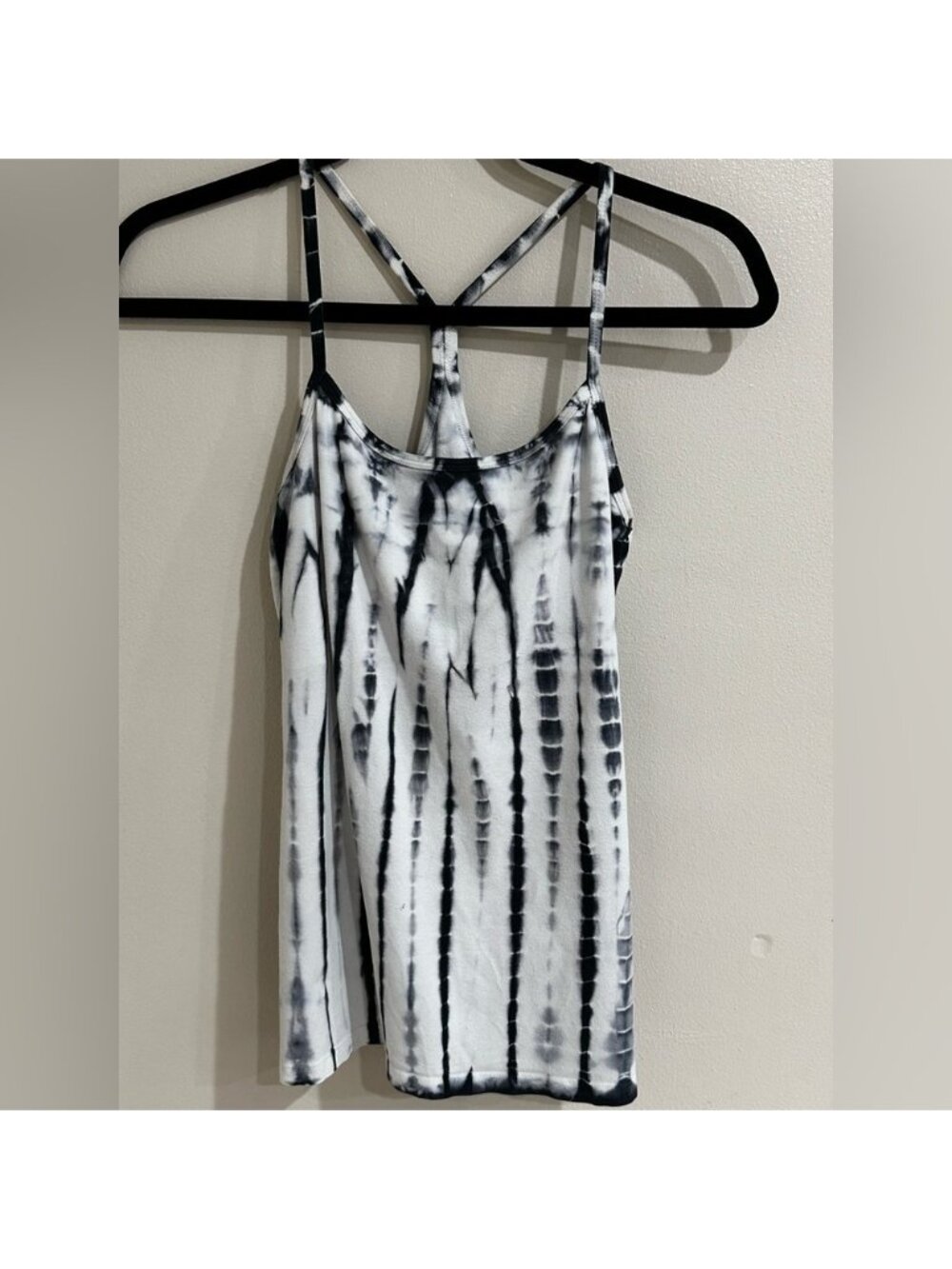 Tie-dye athletic top